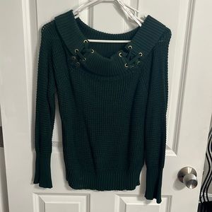 Guess off the shoulder sweater size M